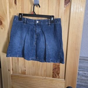 Vintage Old Navy Denim Mini Jean Skirt Size 8